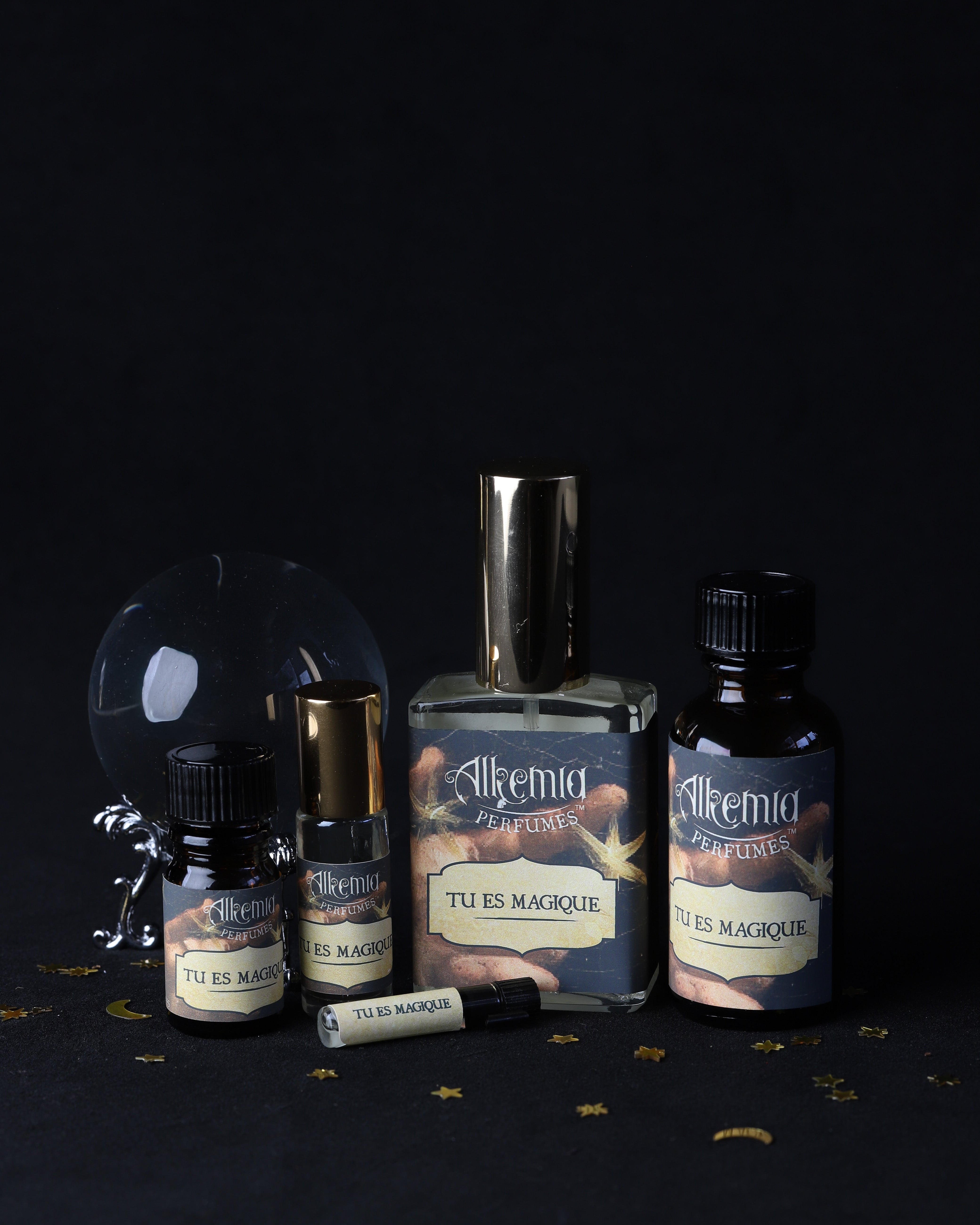 Tu es Magique Perfume Bundle: 5ml + 30ml Extrait, Amber Bottles + Decanting Pipette